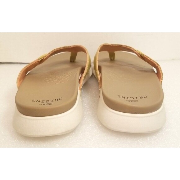 Earth Origins Thong Sandals SIZE 11 Dania Lemon Yellow Women's Comfort Sandals - Picture 6 of 9